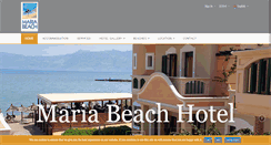 Desktop Screenshot of mariabeach.gr